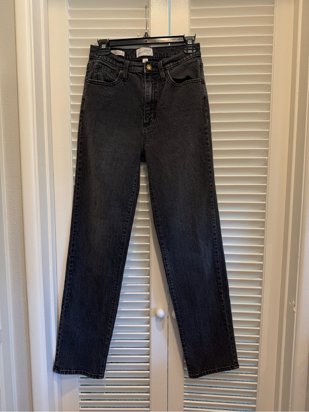High-Rise 90s Straight Women's Jeans - Black universal threads size 6